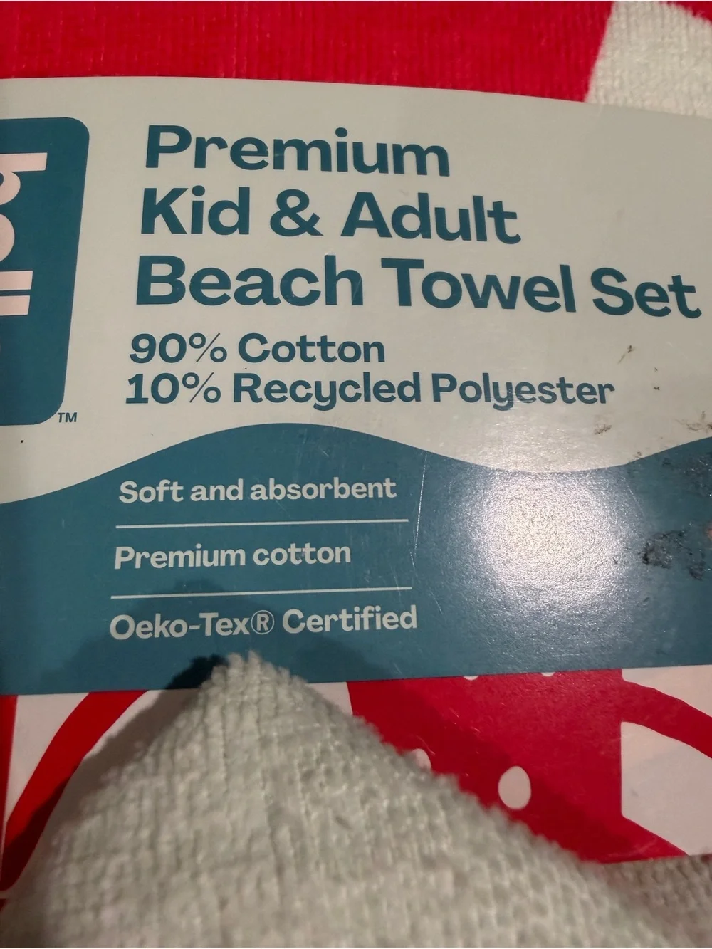 Premium Hello Bello Kid & Adult Beach Towel Set